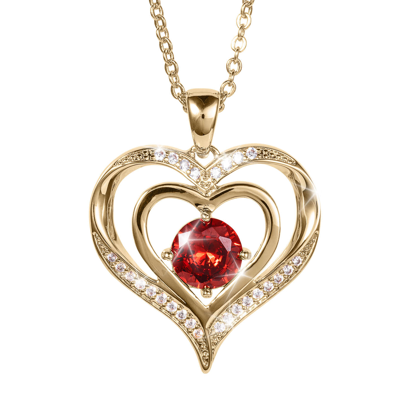 Daniel Steiger Double Hearts Pendant