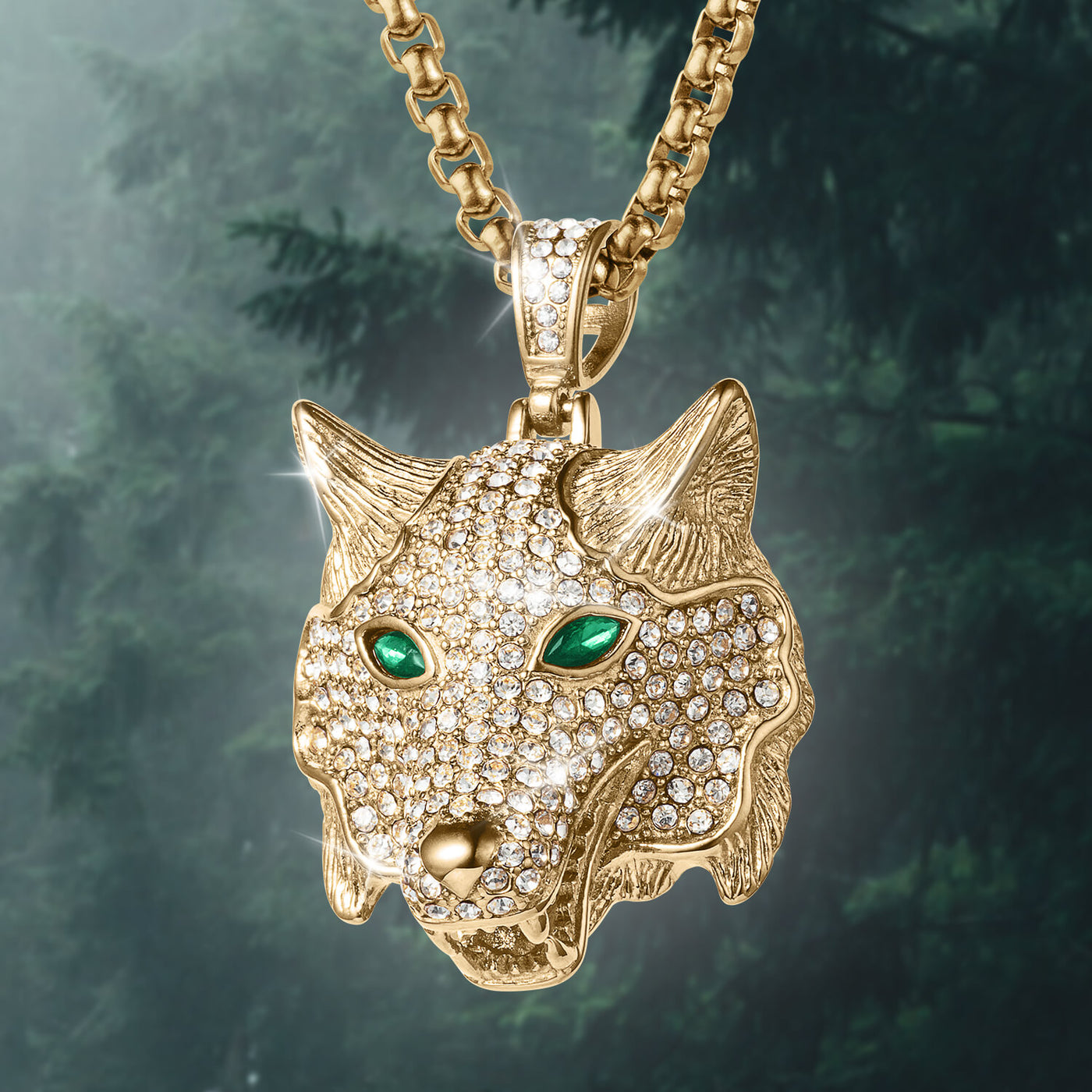 Daniel Steiger Wolf Men's Pendant