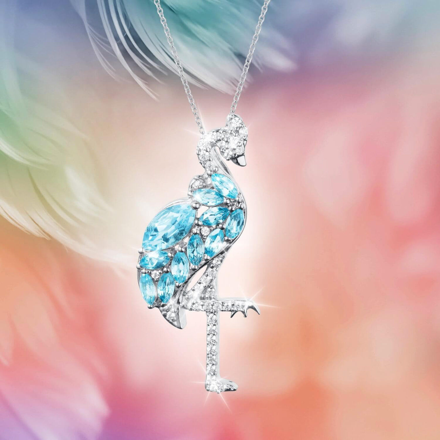 Daniel Steiger Flamingo Falls Topaz Pendant