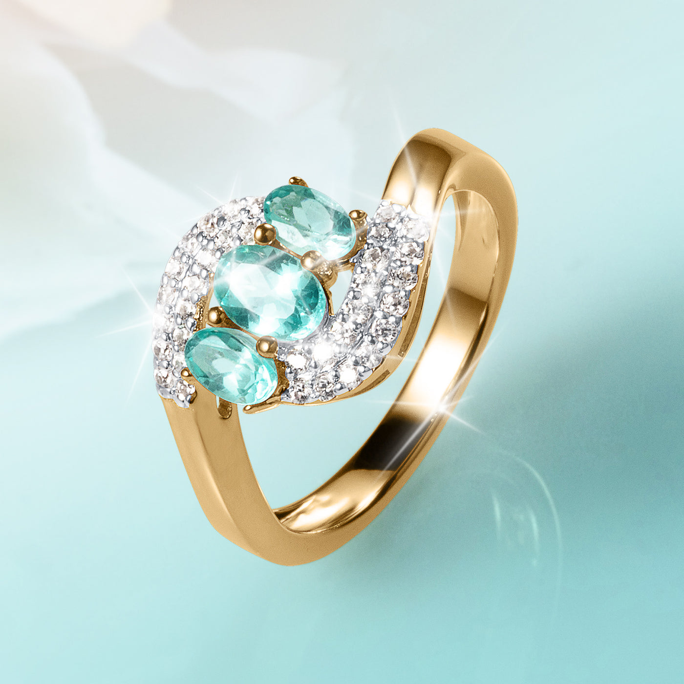 Daniel Steiger Graceful Apatite Ladies Ring