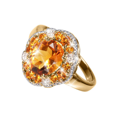 Daniel Steiger Sunset Madeira Citrine Ladies Ring