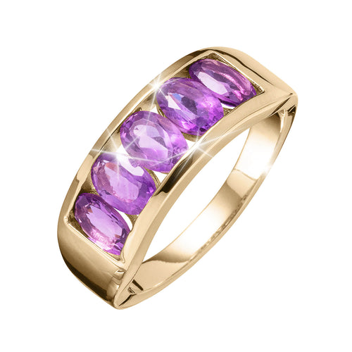 Daniel Steiger Amethyst Rainstorm Ring