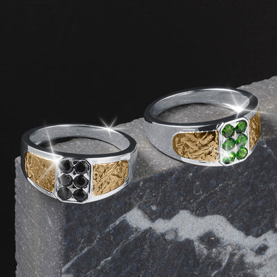 Daniel Steiger Distinction Chrome Diopside Men's Ring