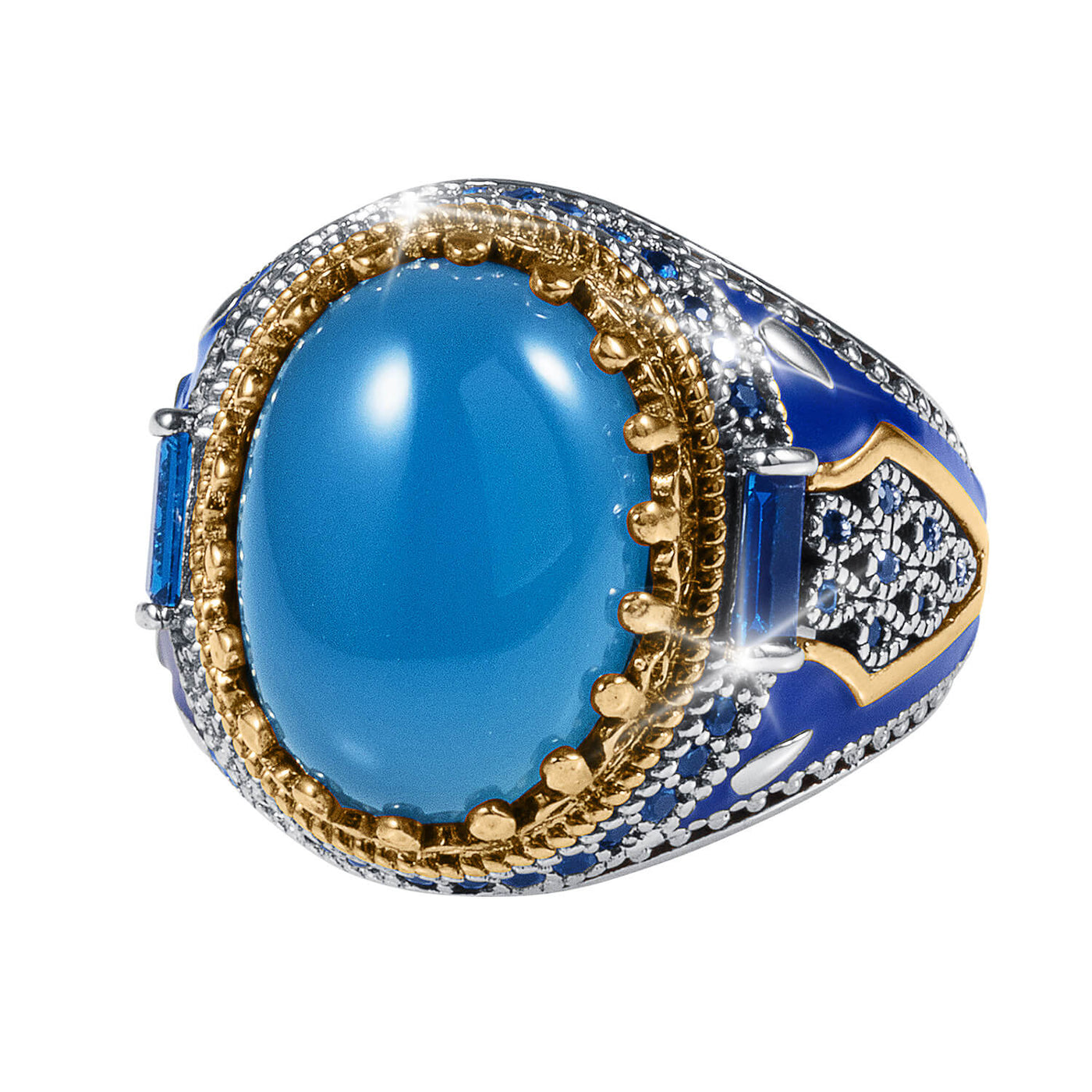 Daniel Steiger Aqua Agate Men's Ring