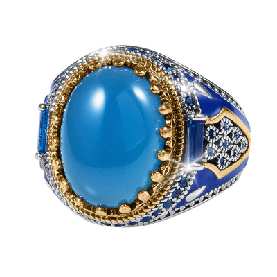 Daniel Steiger Aqua Agate Men's Ring