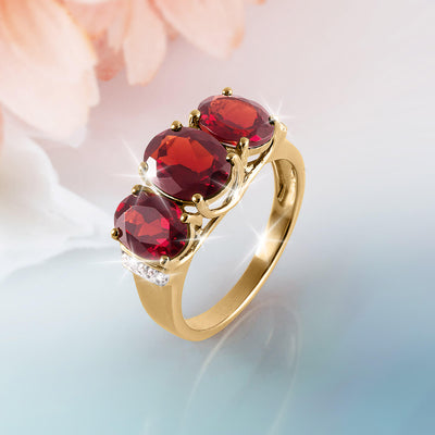 Daniel Steiger Eleganzia Garnet Ladies Ring