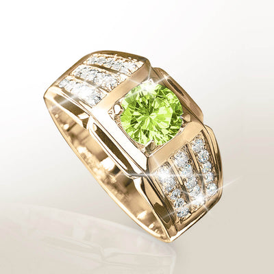 Daniel Steiger Techmaster Peridot Men's Ring