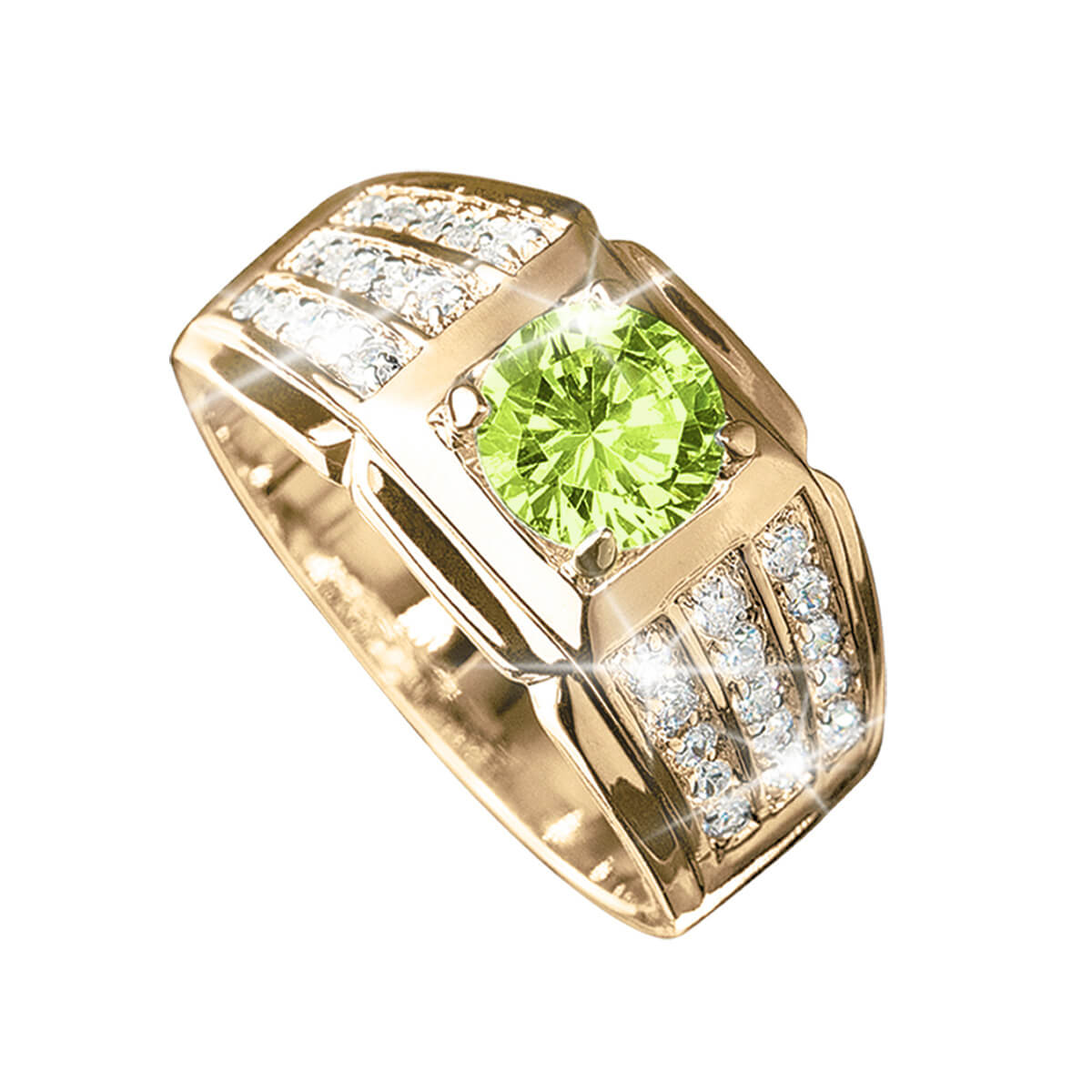 Daniel Steiger Techmaster Peridot Men's Ring