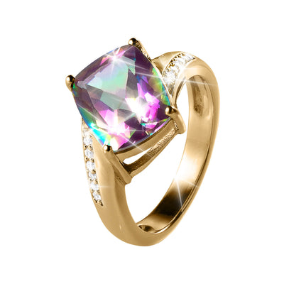 Daniel Steiger Rainbow Mystic Quartz Ring