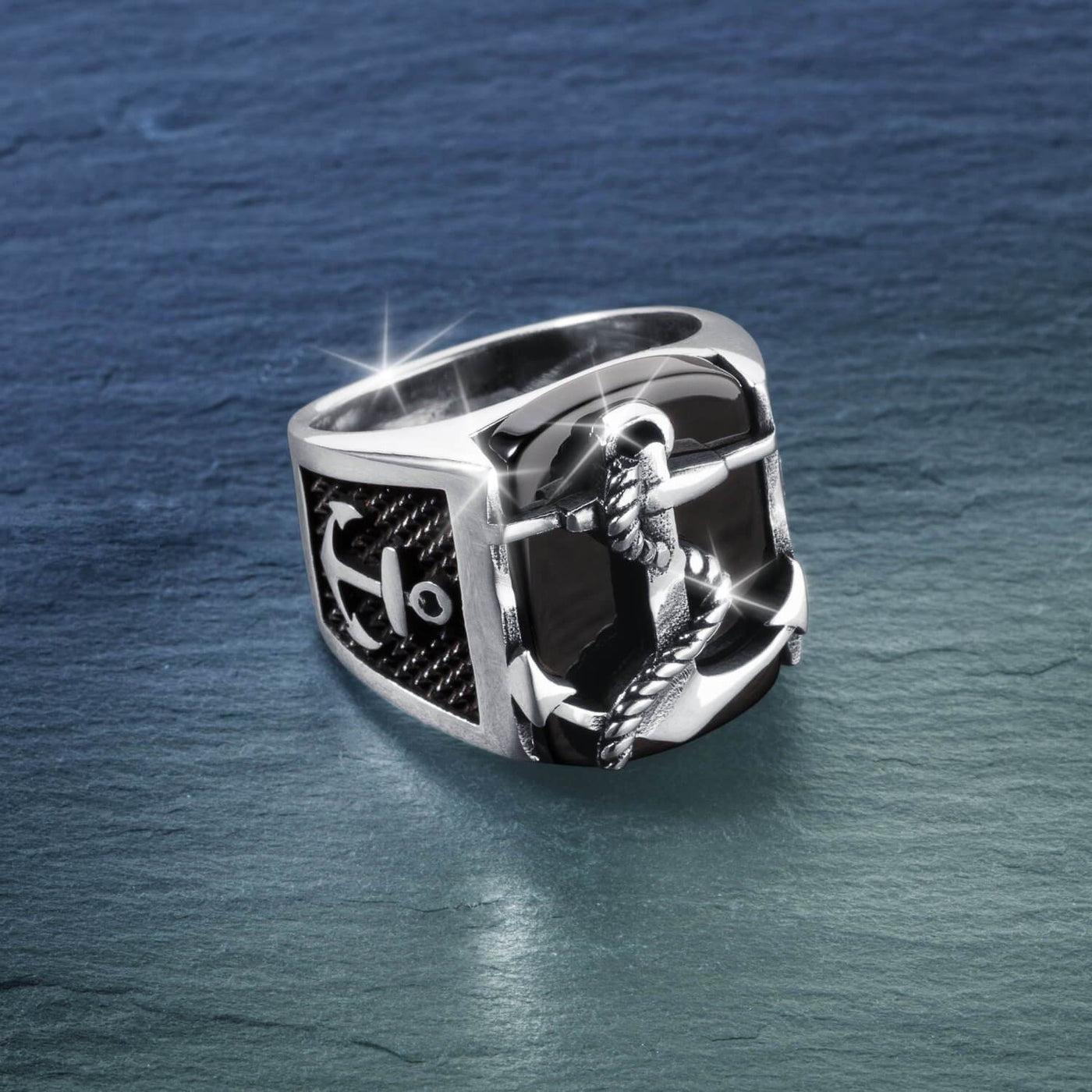 Daniel Steiger Anchor Onyx Ring