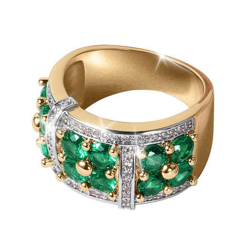 Daniel Steiger Blissful Anniversary Forest Green Ring