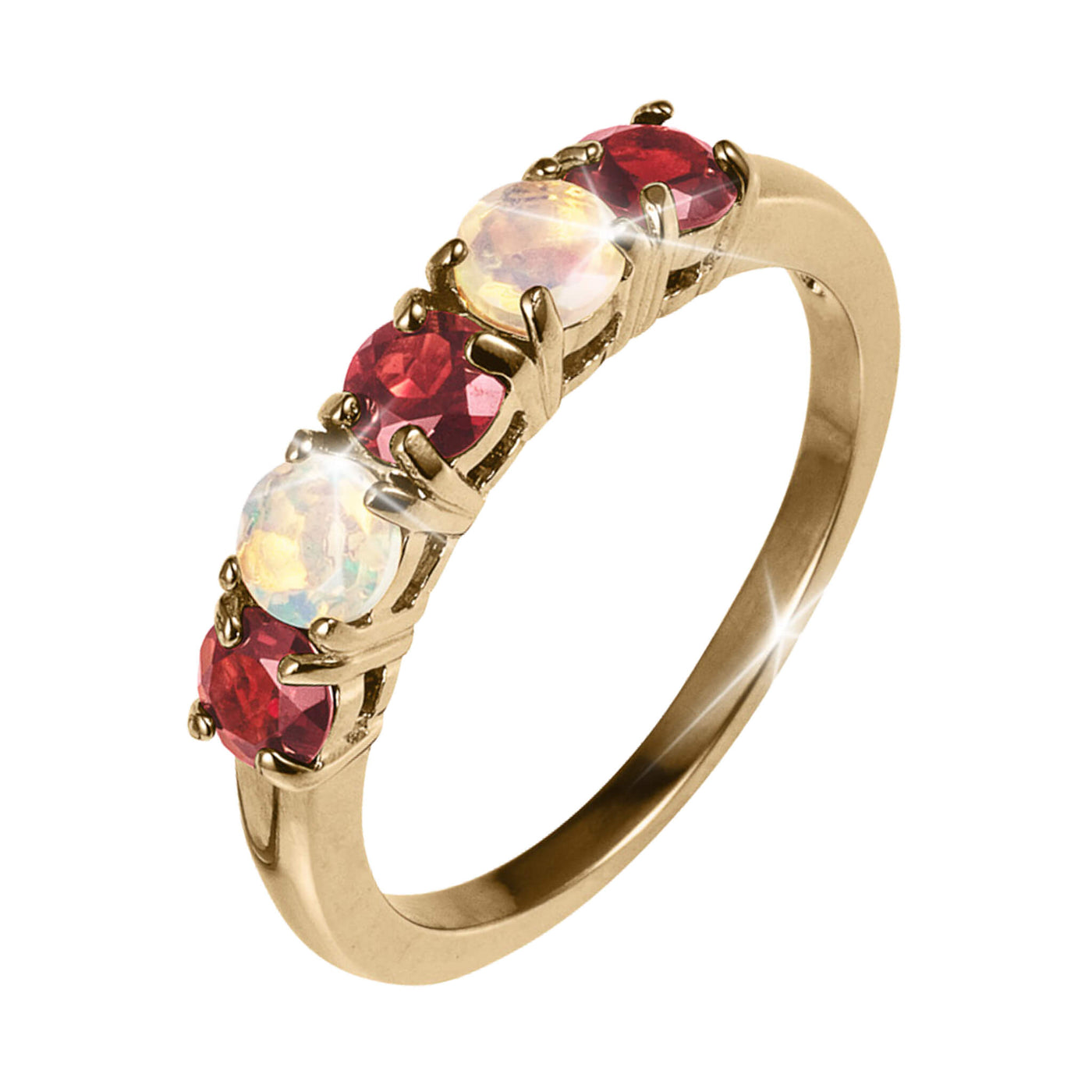 Daniel Steiger Timeless Treasures Garnet Eternity Ring