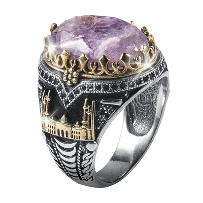 Daniel Steiger Alcazar Amethyst Men's Ring