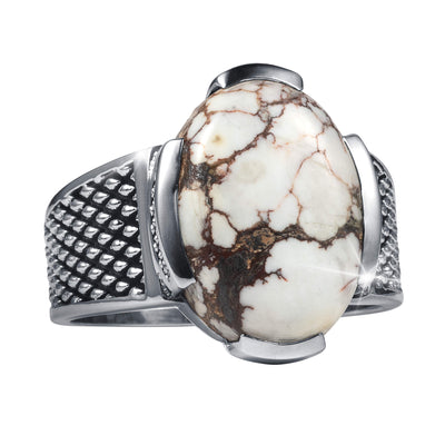 Daniel Steiger Night Sky Howlite Men's Ring