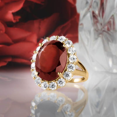 Daniel Steiger Garnet Glow Ladies Ring