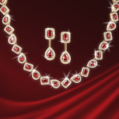 Daniel Steiger Scarlet Opulence Necklace