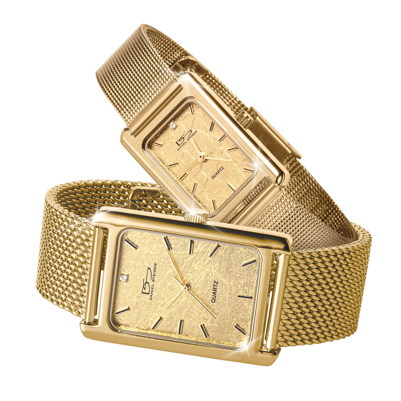 Daniel Steiger Heritage Gold Foil His & Hers Set