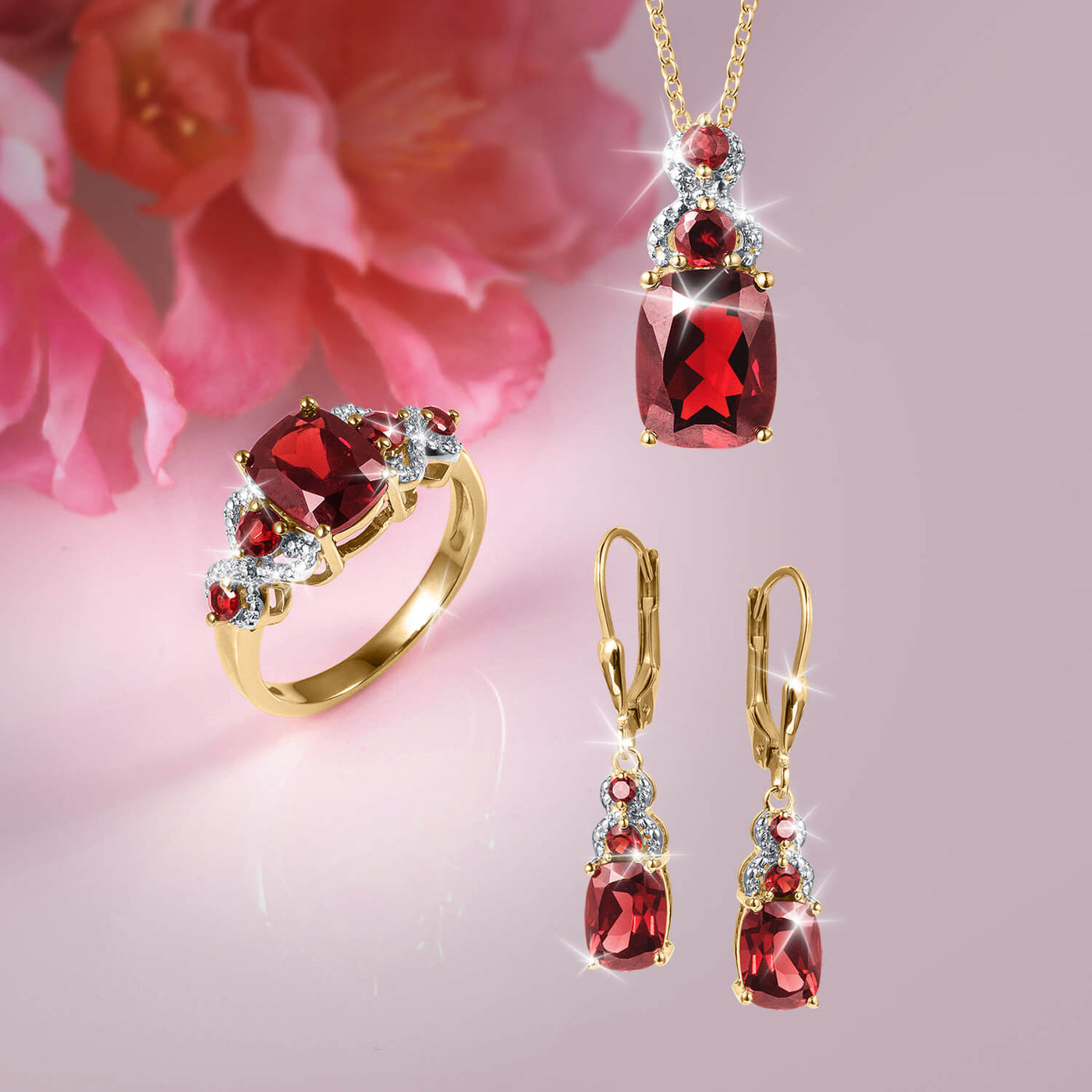 Daniel Steiger Garnet Twist Earrings