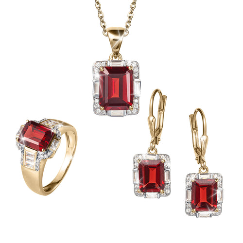 Daniel Steiger Crimson Paradise Garnet Collection