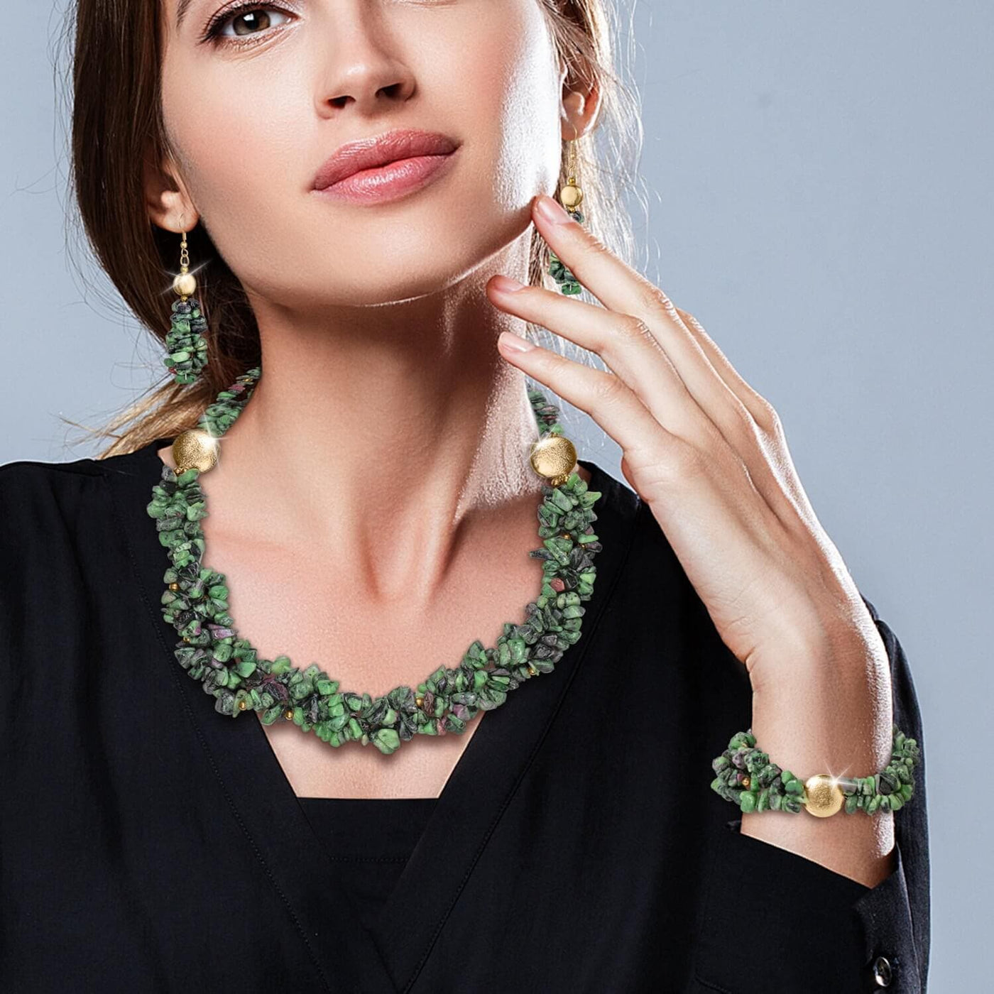 Daniel Steiger Vivacious Ruby - Zoisite Collection