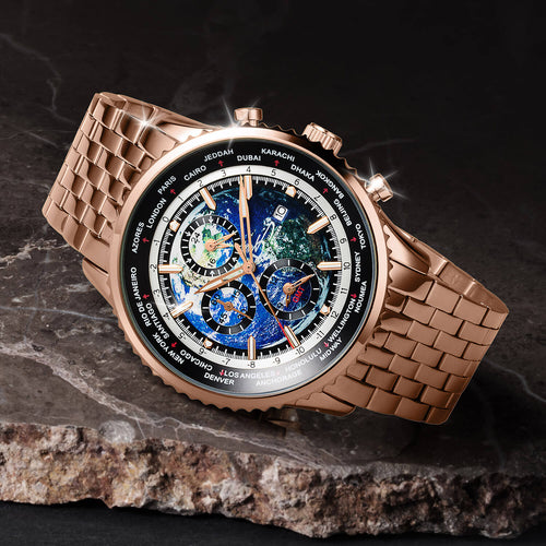 Daniel Steiger World Time Rose Men&