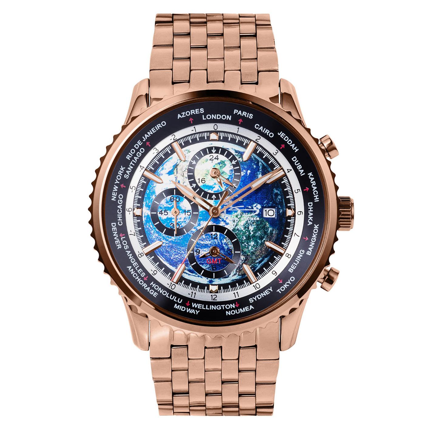 Daniel Steiger World Time Rose Men's Watch