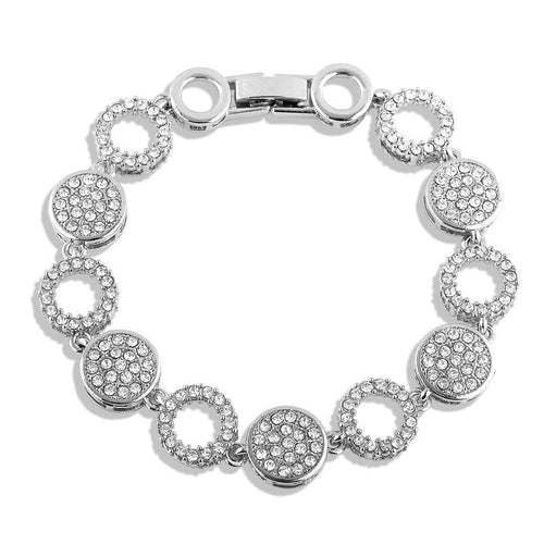 Daniel Steiger Links Rhodium Bracelet