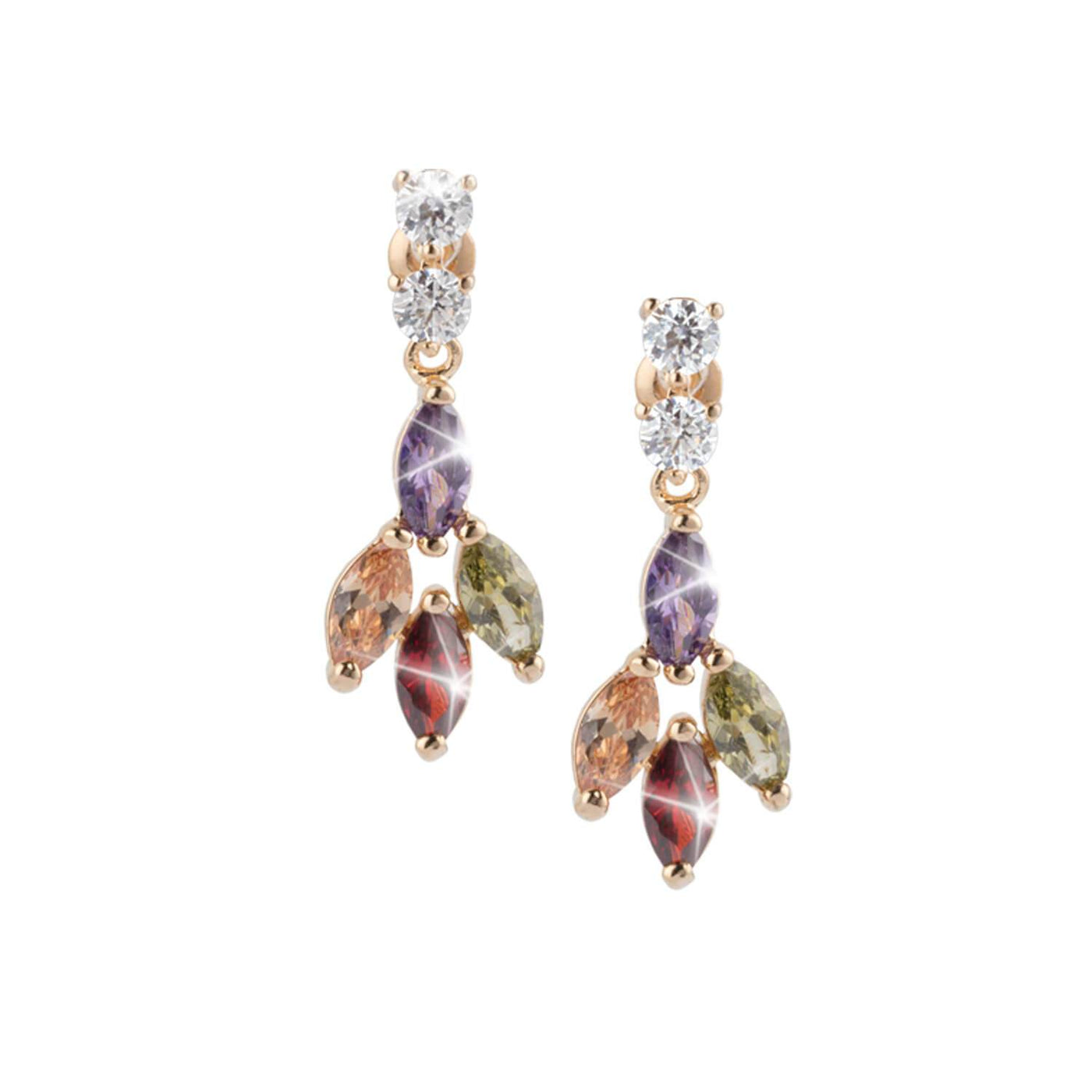 Daniel Steiger Rainbow Cocktail Earrings