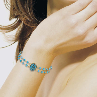 Daniel Steiger Mefkat Turquoise Bracelet