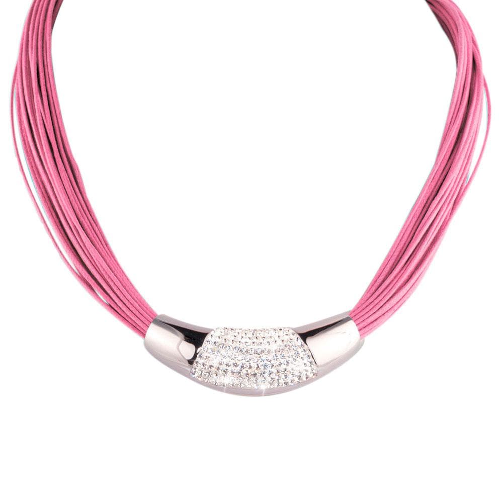 Daniel Steiger Cristal Pink Necklace