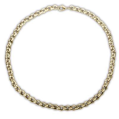 Daniel Steiger Maxus Golden Steel Necklace