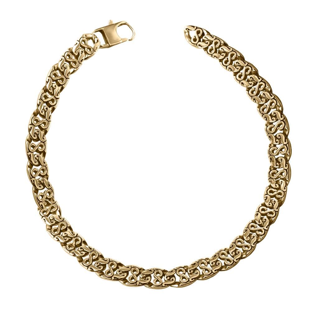Daniel Steiger Samson Gold Steel Necklace