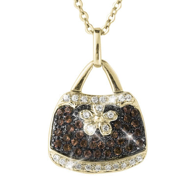 Daniel Steiger Couture Handbag Gold Pendants
