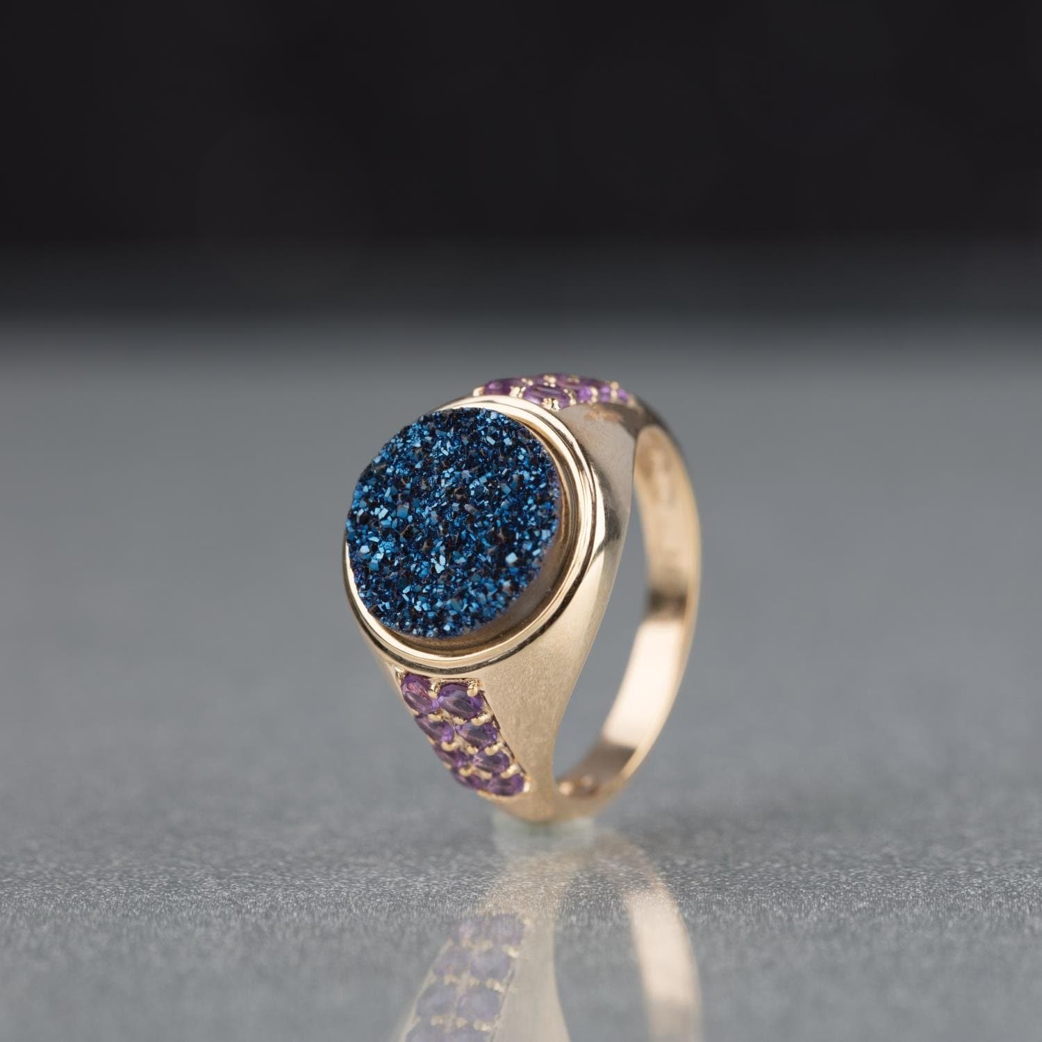 Daniel Steiger Druzy Quartz Ring