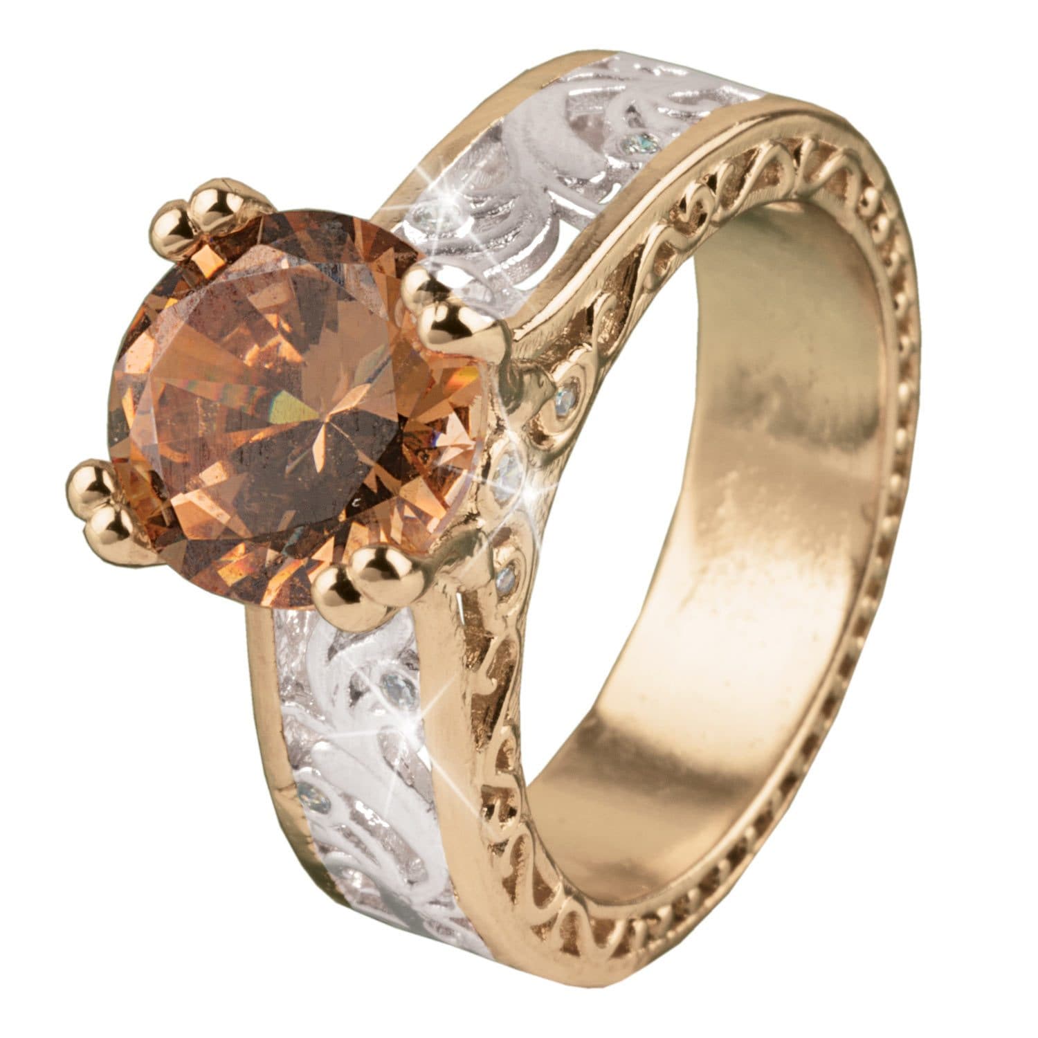 Daniel Steiger Champagne Vine Ring