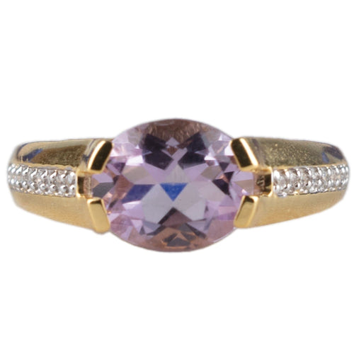 Daniel Steiger Cherished 10K Gold Amethyst Ring