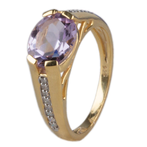 Daniel Steiger Cherished 10K Gold Amethyst Ring