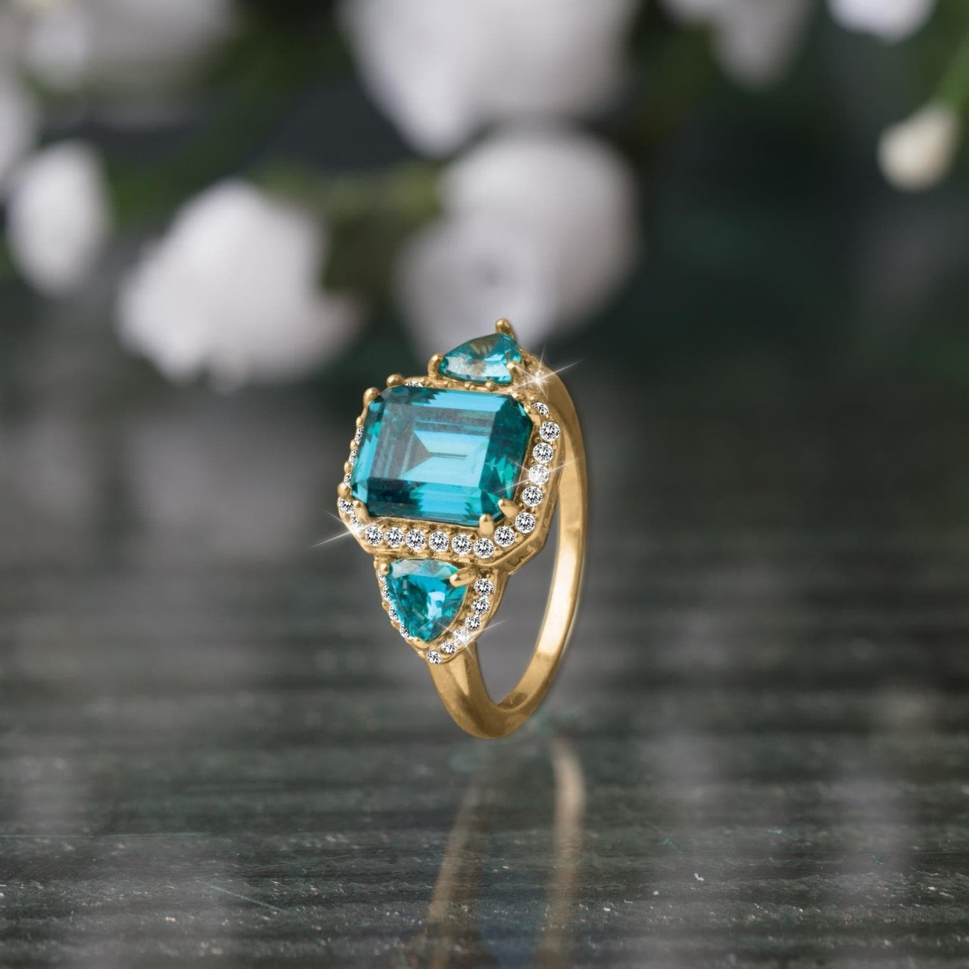 Daniel Steiger Aqua Fascination Ring