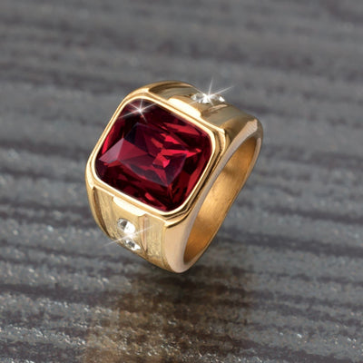 Daniel Steiger Red Hot Monaco Ring