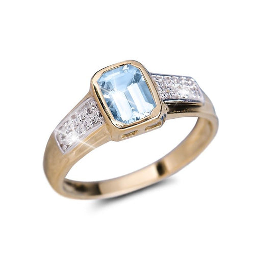 Daniel Steiger Oseaan Aquamarine Ring