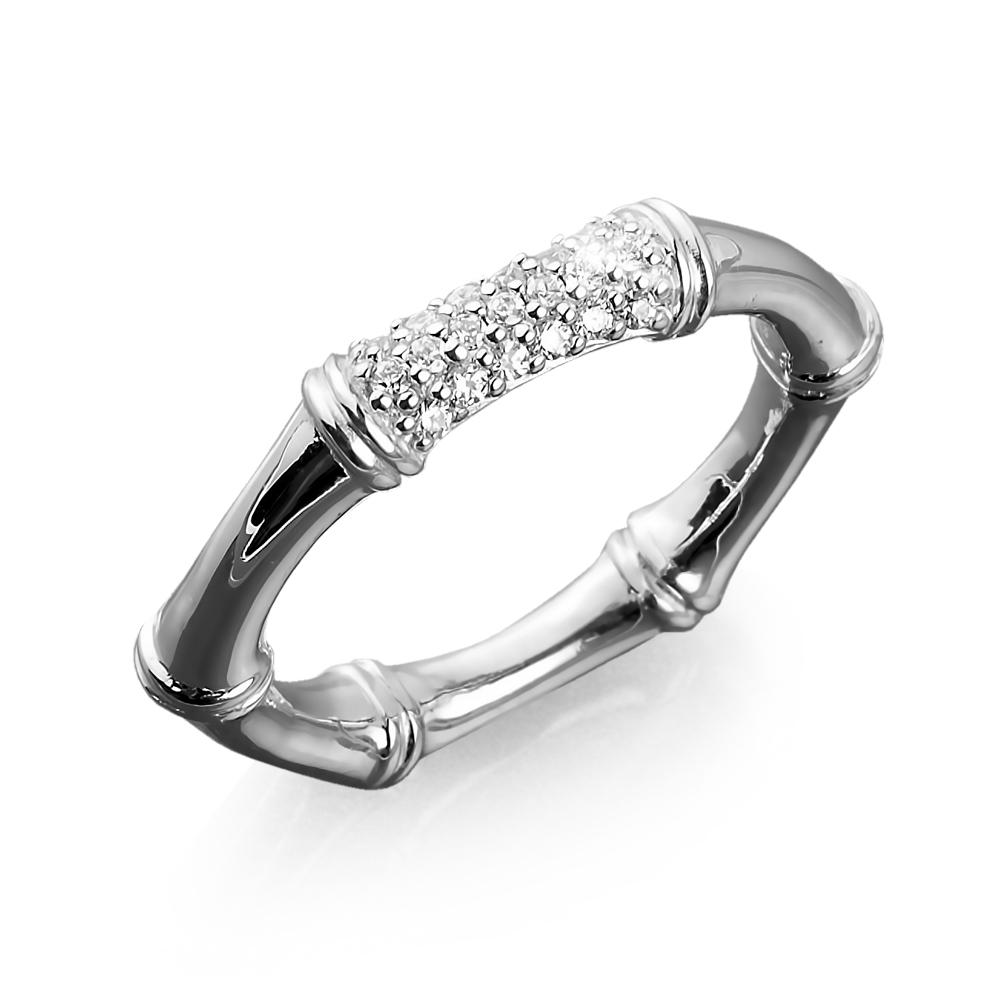 Daniel Steiger Bamboo Rhodium Ring