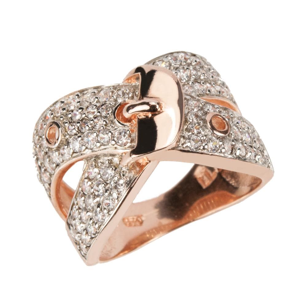 Daniel Steiger Buckle Couture Rose Gold Ring