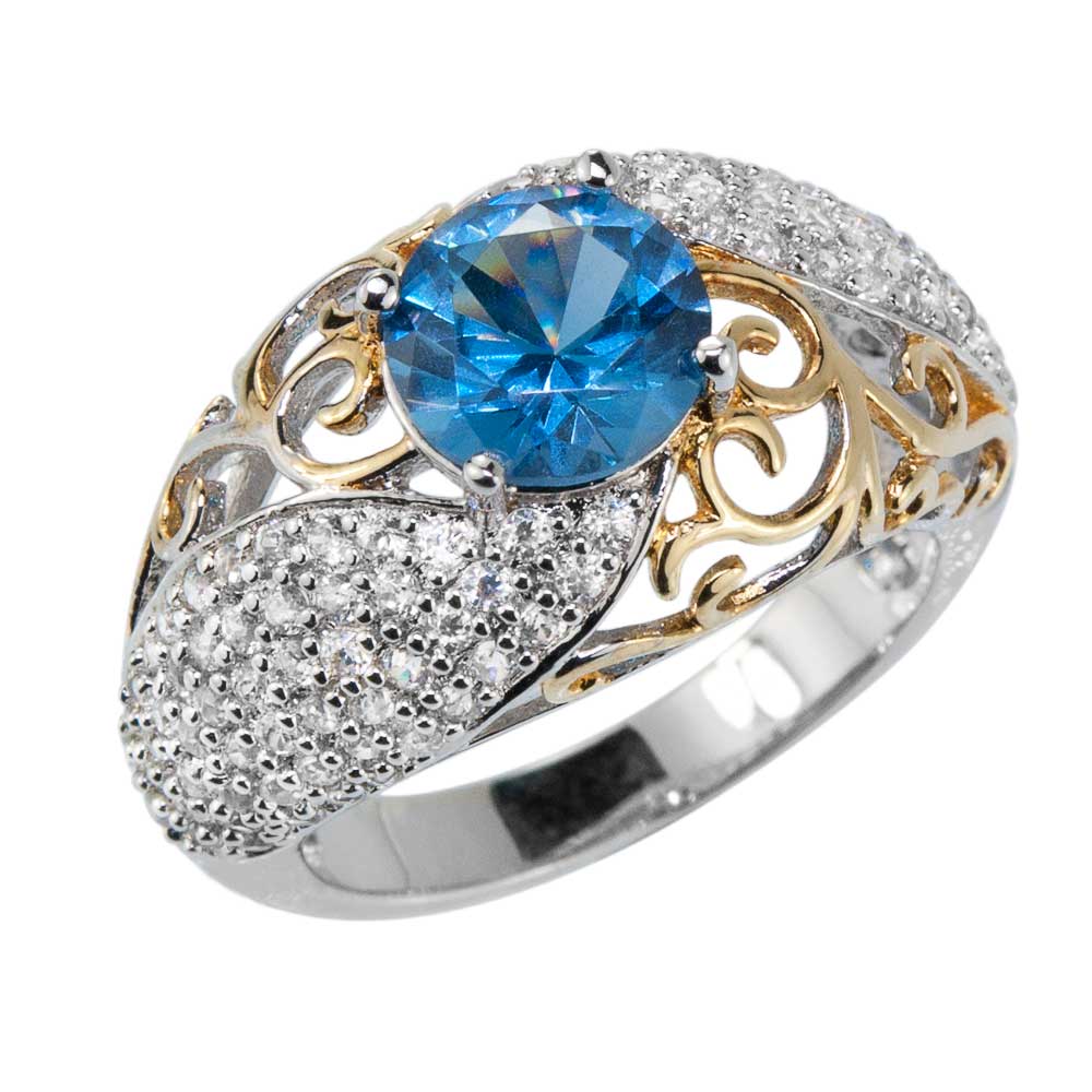 Daniel Steiger Blue Blush Vine Ring