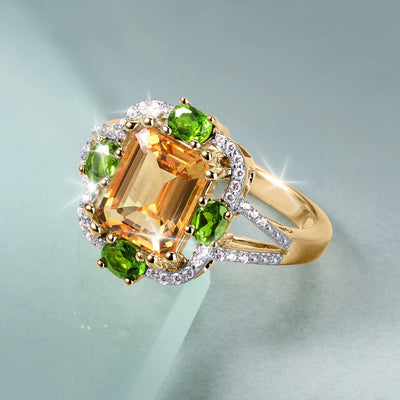 Daniel Steiger Mandarin Citrine Ladies Ring