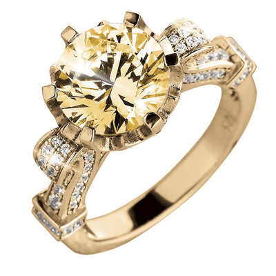 Daniel Steiger Baroque Champagne Gold Ring