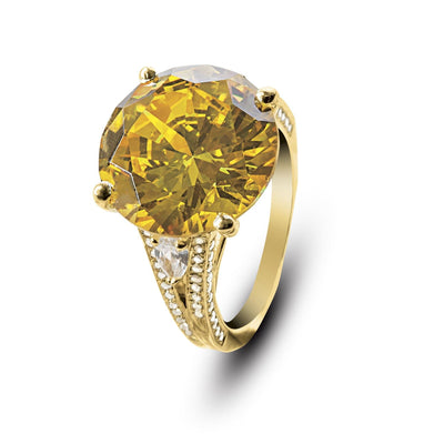 Daniel Steiger Golden Sun-Drop Ring