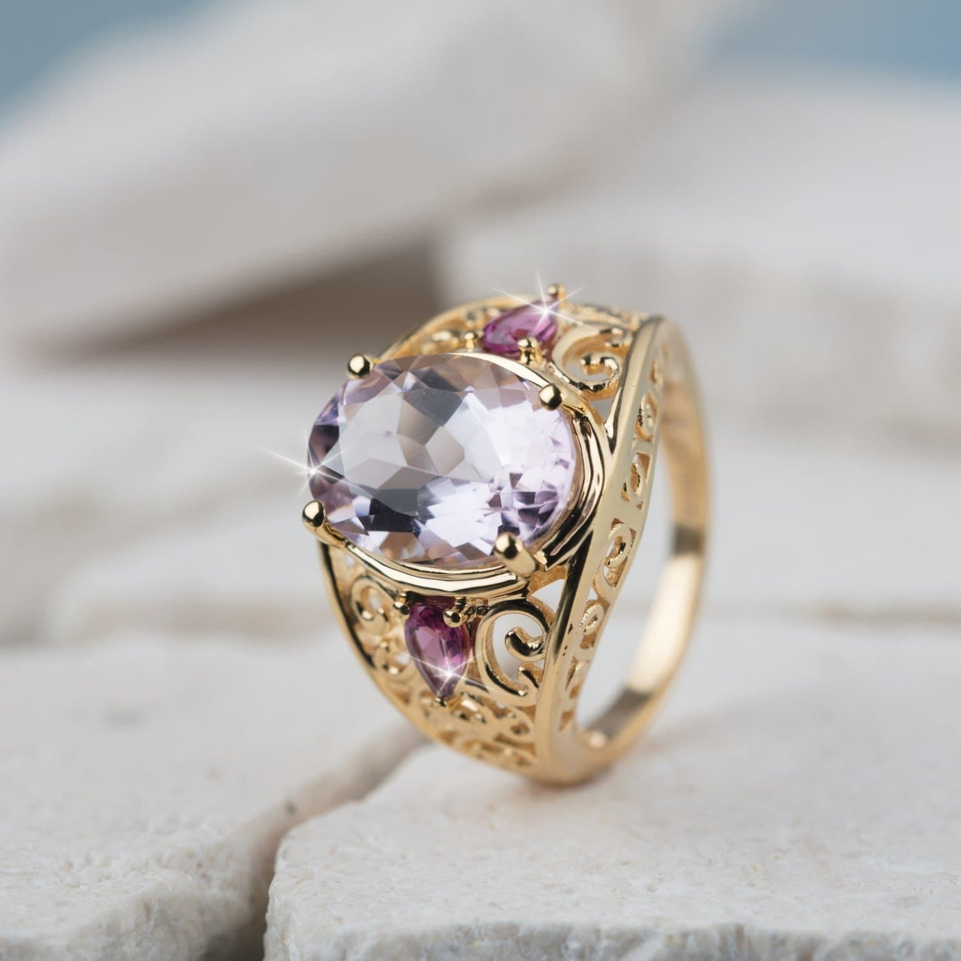 Daniel Steiger Adore Pink Amethyst Ring