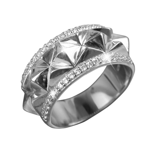 Daniel Steiger Luxor Rhodium Ring