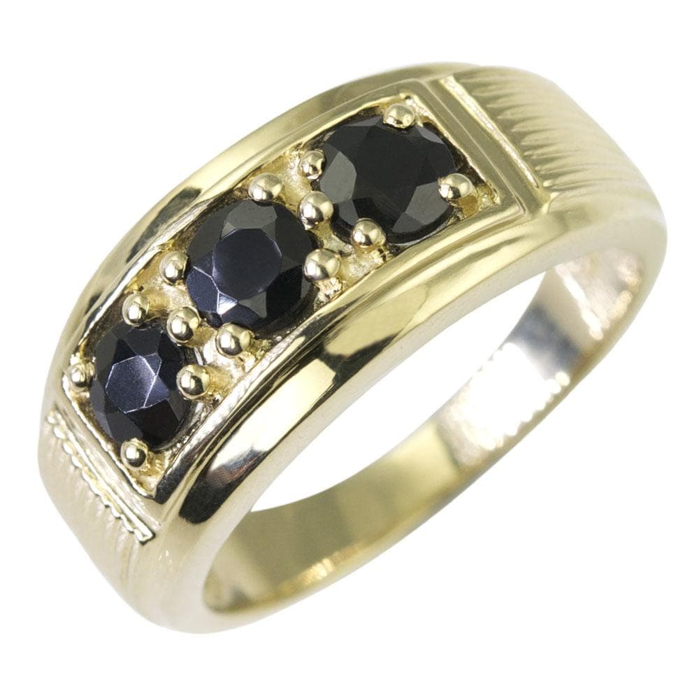 Daniel Steiger Tuxedo Blue Sapphire Ring