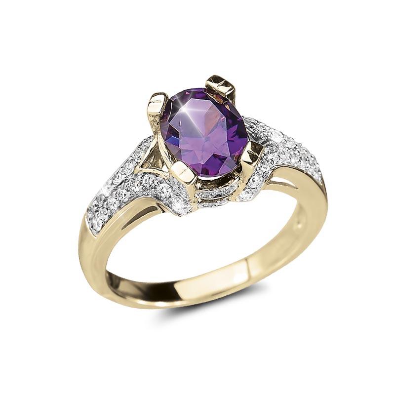 Daniel Steiger Arundel Amethyst Ring